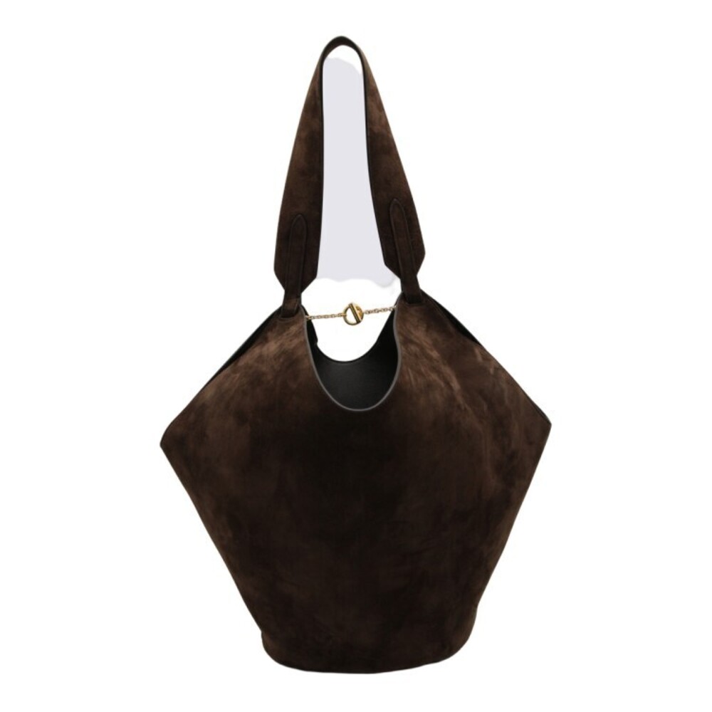 Khaite Sculptural Brown Suede Bag - NWT - Picture 3 of 4